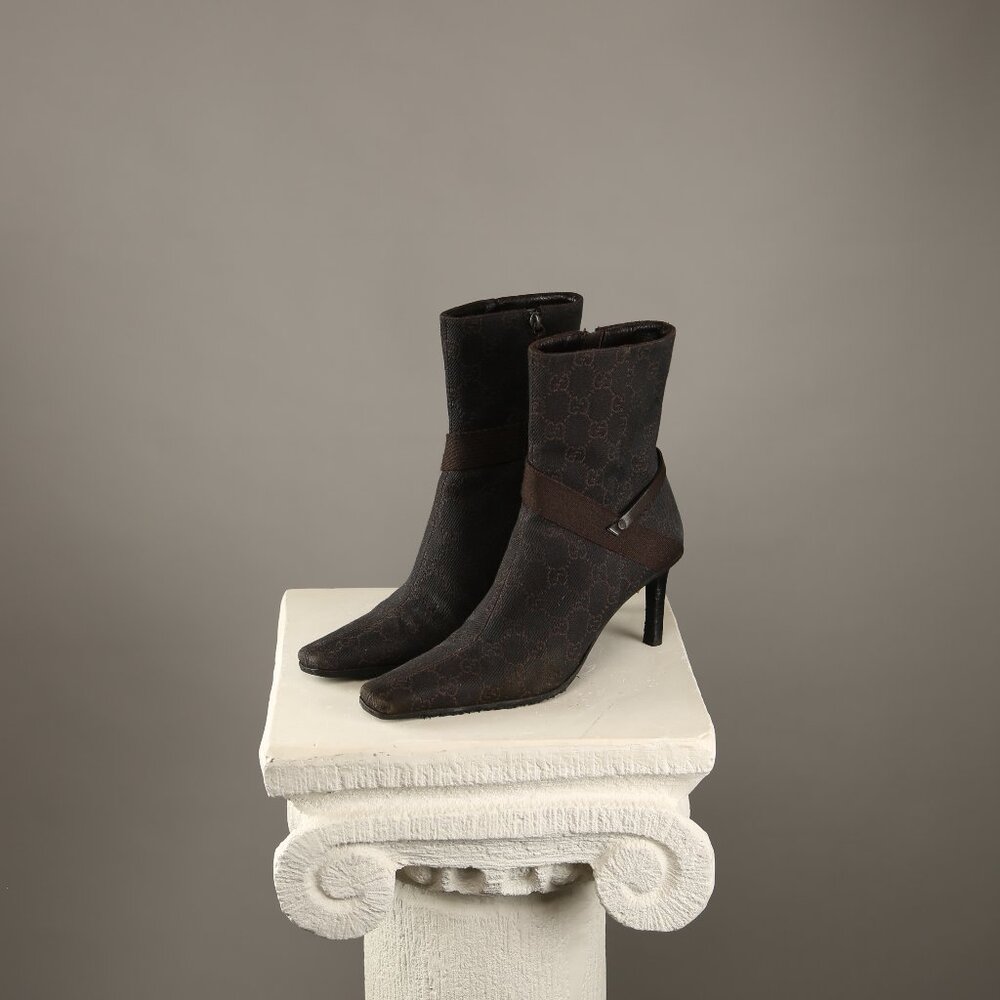 GUCCI GG Monogram Ankle Boots